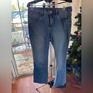 Aura Women's Straight Leg Blue Jeans